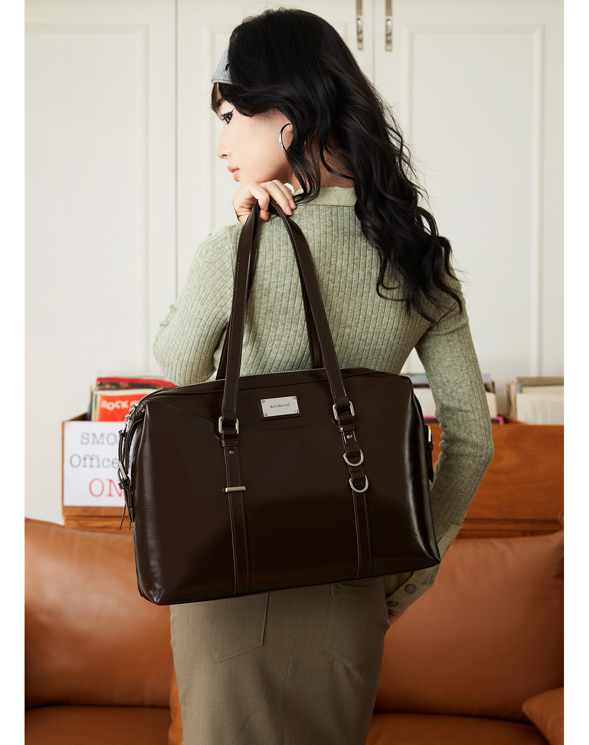 SmoSmos Synthetic Leather Tote Shoulder Bag
