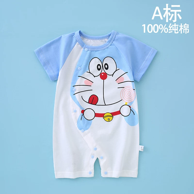 Детский хлопковый летний тонкий боди для новорожденных, unisex, женская и мужская одежда, летняя одежда