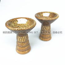 Arabian hookah accessories ceramic five-hole smoke pot high-grade ceramic smoke pot bar nightclub hookah