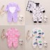 Bộ đồ liền thân flannel cho bé, quần áo, mùa thu đông, ấm áp, quần áo sơ sinh, đồ ngủ nhung san hô, trang phục, romper quan ao tre em Áo liền quần