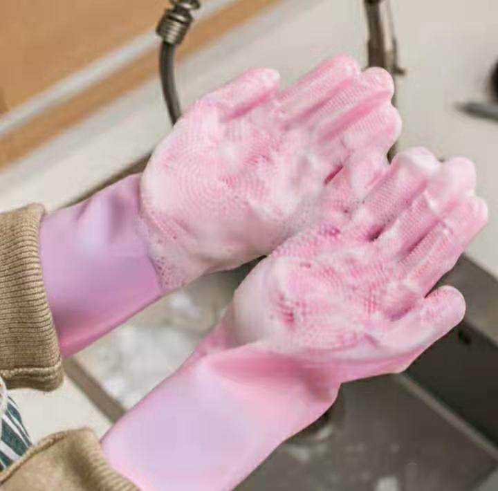 Dogs bathing gloves brush kitty Pets Pet Silicone Rubbing comb Divine Instrumental waterproof and anti-biting anti-biting Teddy Cokie