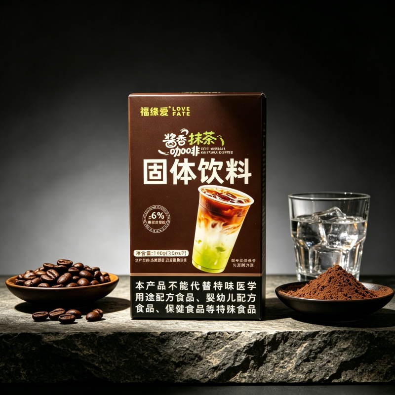 Guizhou Tongren Sauce-Flavored Matcha Coffee Milk Tea Instant Espresso Latte Solid Beverage