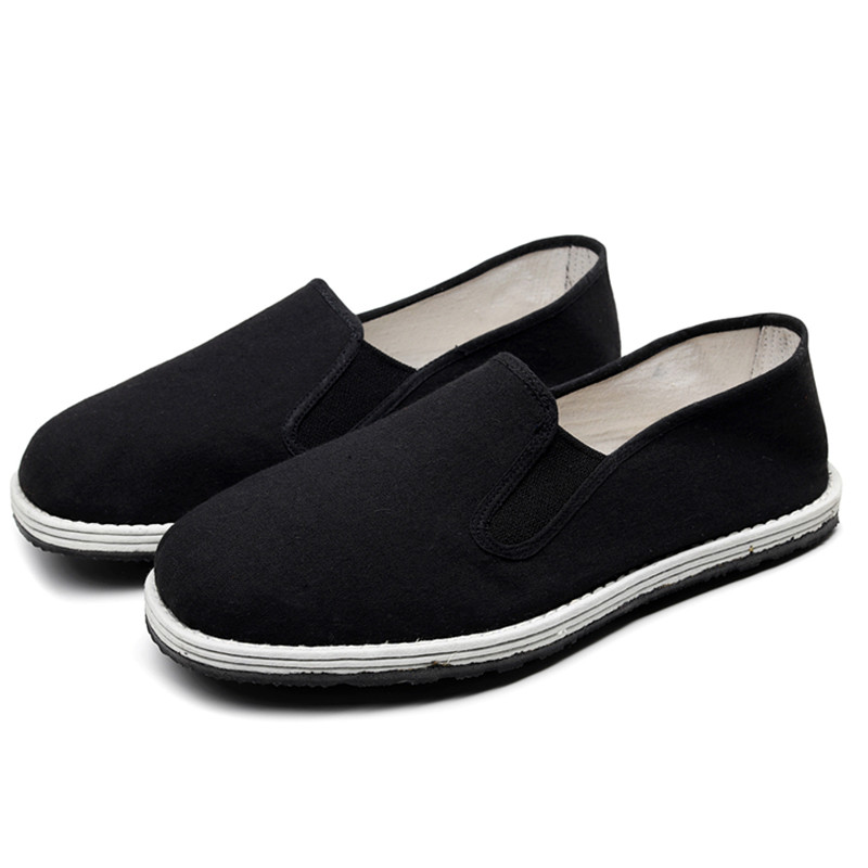 Old Beijing Cloth Shoes Men's Military Cloth Shoes Men And Women Black Drivers Shoes Cloth Shoes Casual Board Shoes Army Single Cloth Shoes Big Size