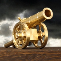 Pure brass cannon play model decorative ornaments