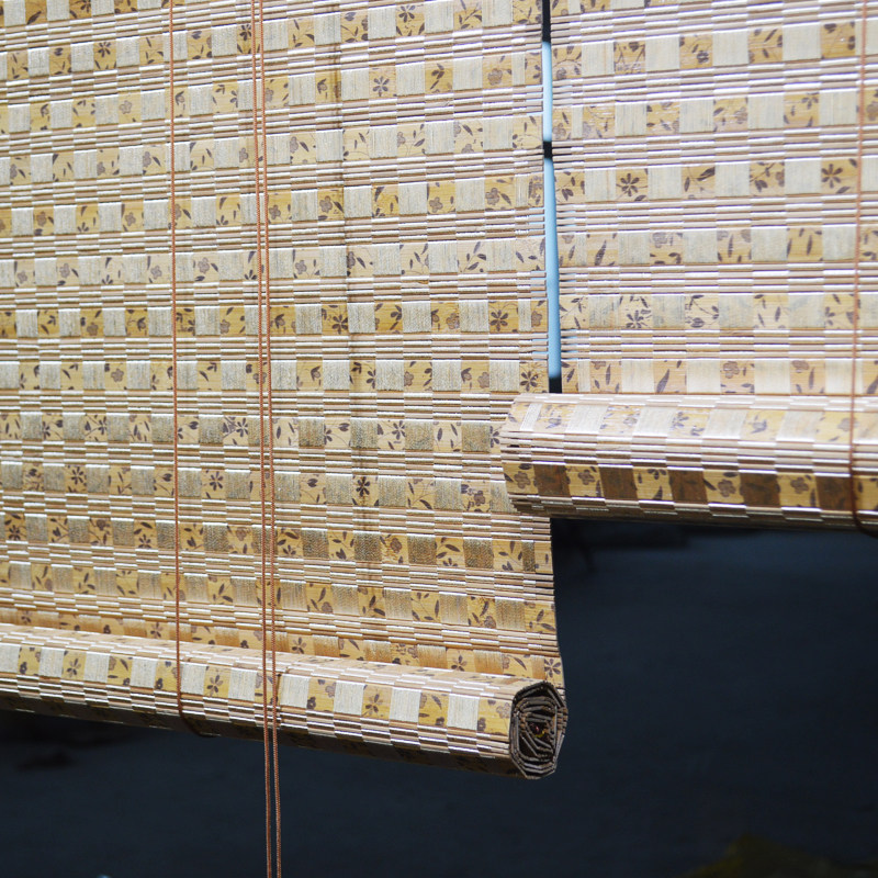 Custom Day-style roller shutter Bamboo curtain Curtain Hotel Partition Shading Bamboo roller shutters Finished Bag Bamboo Door Curtain Dining Room Curtains