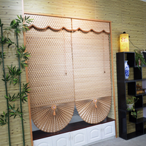 Set made hotel curtains bamboo curtain roller blinds box compartment Bamboo door curtain sun-style bamboo roller shutters shade lifting bamboo blinds