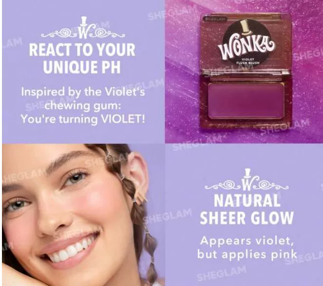 Набор для макияжа Sheglam Charlie’s Chocolate Factory — коллекция теней и помад Willy Wonka