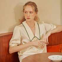 notjustpajama (official) silk pajamas women winter New mulberry silk home suit