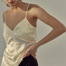 Not JUST Pajama true silk harness woman with chest cushion pyjamas adjustable shoulder strap mulberry silk bottom blouse