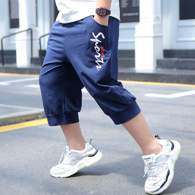 trẻ em béo quần short cộng phiên bản của mô hình 2020 trẻ em vừa sweatpants mới mùa hè quần bé trai midpants childrens quần lỏng lẻo.