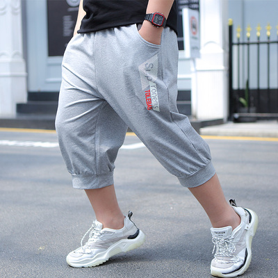 trẻ em béo quần short cộng phiên bản của mô hình 2020 trẻ em vừa sweatpants mới mùa hè quần bé trai midpants childrens quần lỏng lẻo.