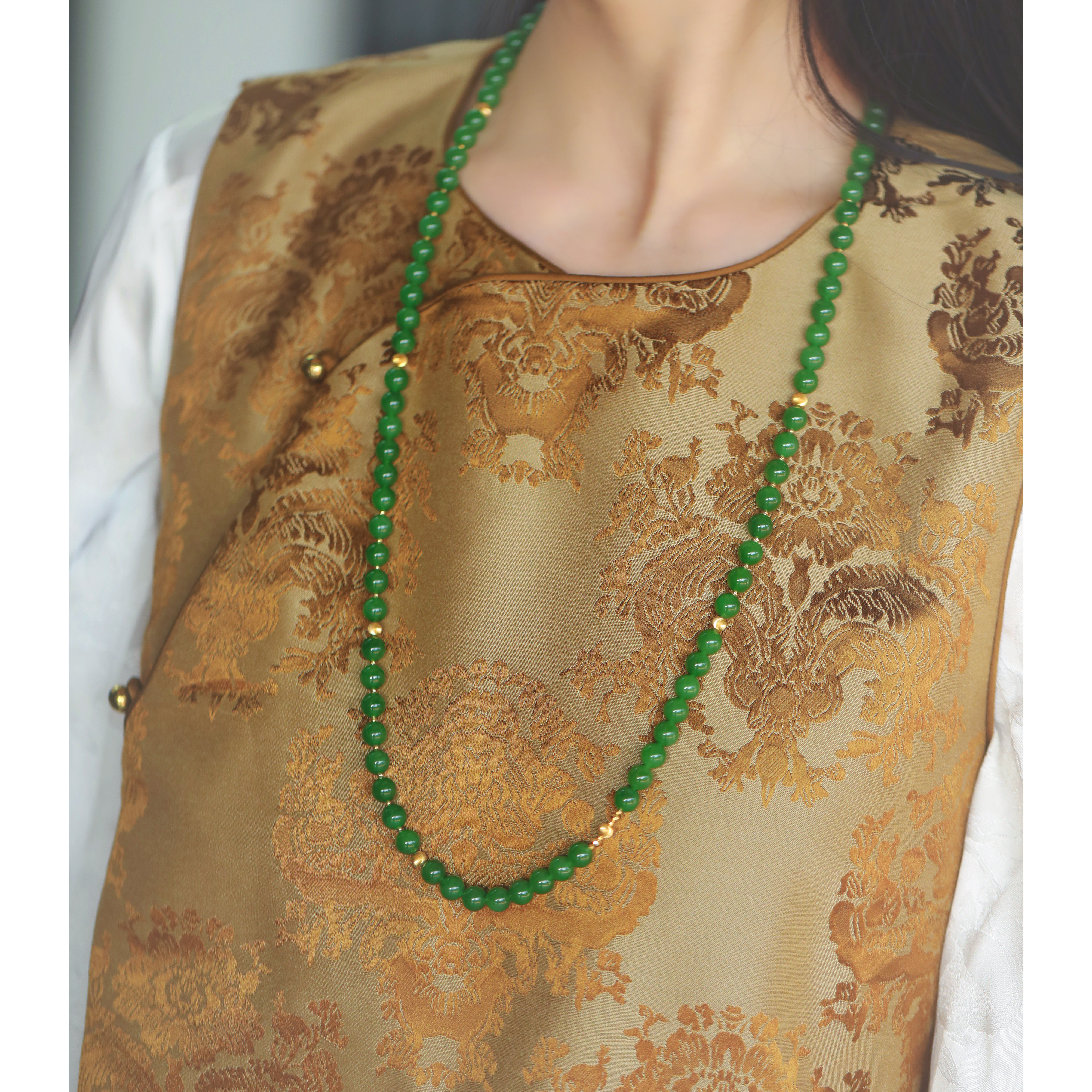 ✨优雅蜕变，只需一条浮岚暖翠碧玉项链💎-其他-淘宝好物网