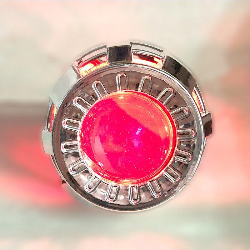 Electric vehicle LED lens headlights blue film cutting line far and near light superbright paving without distortion mounting headlights front headlamps