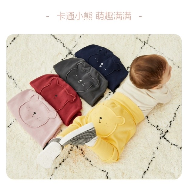 Qingkura Children plus suede pants male and female child high waist PP pants protective belly thickened outside wearing autumn and winter fashion warm