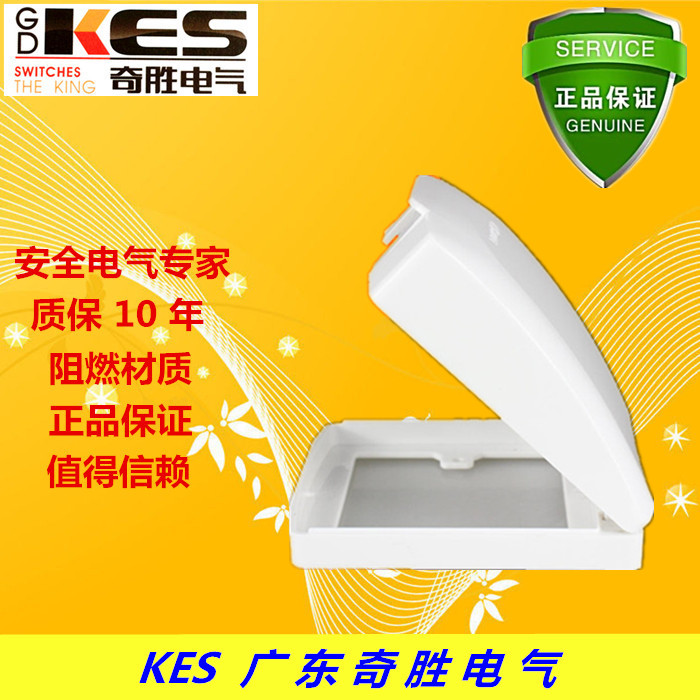 Guangdong Chisheng 86 Type Switch Socket Panel Bathroom Waterproof Case Splash-Proof Case Splash Shield White Switch Hood