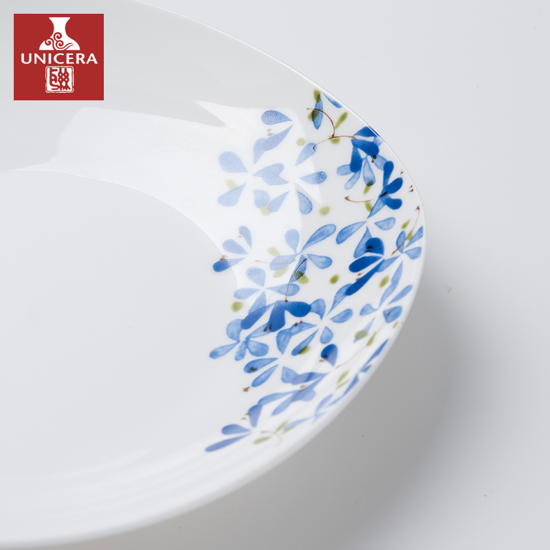 Misty rain, buds (7.5/8.5 of an inch square plate Japanese ceramic household creative ipads porcelain square plate of fruit food dish