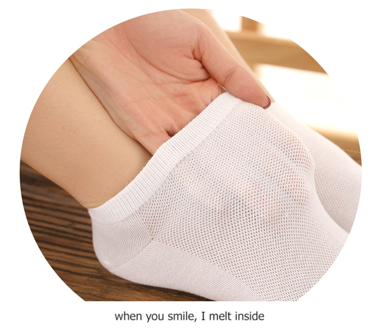 Vớ vớ của phụ nữ mùa hè phần mỏng cotton siêu mỏng lưới cotton thoáng khí vớ thấp để giúp nông miệng trắng khử mùi vớ thuyền phụ nữ