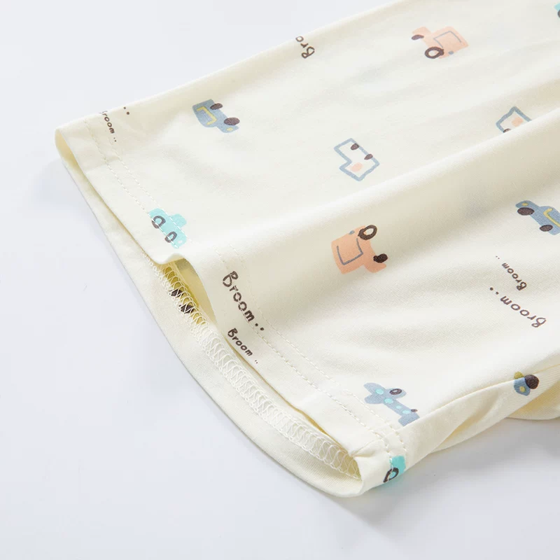 Детский пижамный комплект без рукавов, жилет для мальчиков, тонкий весенне-летний набор