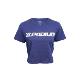 XPODIUM Модная комфортная дышащая летняя сверхлегкая футболка с коротким рукавом для спортзала для тренировок для отдыха, круглый воротник