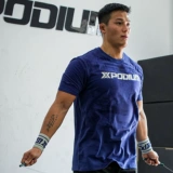 XPODIUM Спортивная модная комфортная дышащая летняя футболка с коротким рукавом подходит для мужчин и женщин для спортзала для тренировок для отдыха, круглый воротник