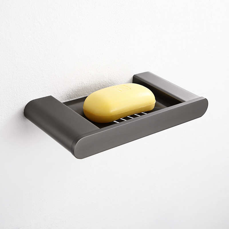 Germany Nordic gun gray 304 stainless steel fat plate powder room incense fat box bathroom pendant