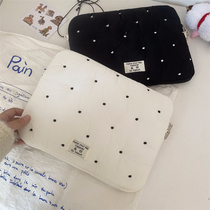 Space cotton shockproof computer bag ipadpro 11 inch tablet storage bag liner protective cover 14 15 laptop bag