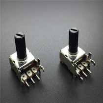 121 type square single potentiometer B10K plastic handle length 12MM vertical straight foot potentiometer SQUARE