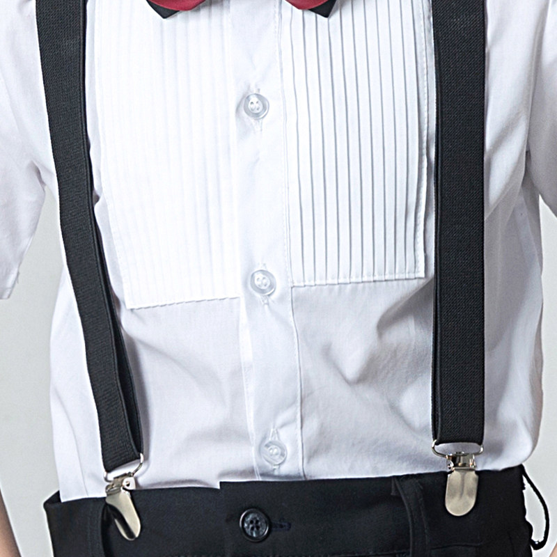 Children Boy Strap Dress Strap Strap Dress Strap Boy Stripe Strap Black 2021 New