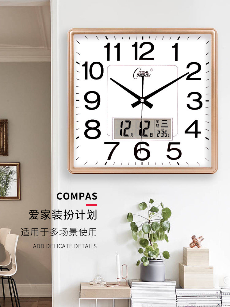Kangbas Living Room Silent Wall Clock Home Fashion Creative Quartz Clock Simple Clock Nordic Modern Wall Clock