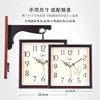 Kangbas Wall Clock Double-Sided Clock Simple Living Room Stylish Creative Wall Decoration Artist's Silent Clock