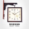 Kangbas Wall Clock Double-Sided Clock Simple Living Room Stylish Creative Wall Decoration Artist's Silent Clock