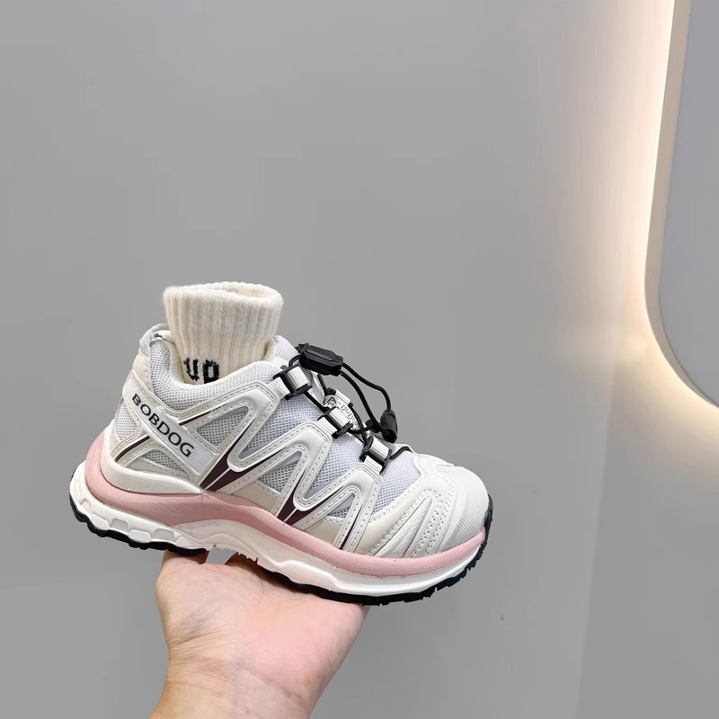Babudou Children's Sports Shoes 2026 New Spring and Autumn Boys' Dad Shoes Breathable Girls' Shoes Big Kids Casual Shoes