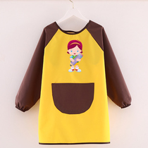 Child Drawing Hood Coat Long Sleeve Waterproof Anti-Wear magic sticker Baby Eating Surrounding Pocket Custom Fine Art Painting Apron