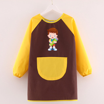Child Drawing Hood Coat Long Sleeve Waterproof Anti-Wear magic sticker Baby Eating Surrounding Pocket Custom Fine Art Painting Apron