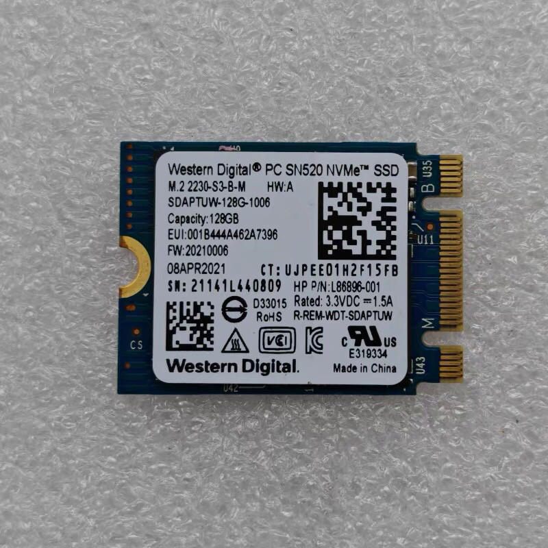 Sk Hynix Bc501/511 128g 256g M.2 2230 Pcie Nvmessd Solid State Drive