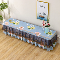 New TV cabinet cover cloth tea table cover bedside table cover can be customized table cloth round dustproof fabric all-inclusive powder