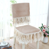 Café Dining Chair Cushion Single Cushion Stool Chair Sleeve Thickened Cushion Modern Minima Home Backrest Chinese table and table