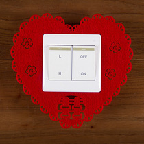 Thickened rong mian kai guan tie felt festive 3mm thickness marriage room married festive supplies kai guan tie add festive