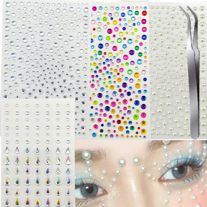 Cross-Border Amazon Adhesive Rhinestone Set, Starry Rhinestones, White Pearl Stickers, Rhinestone Stickers, Glitter Rhinestones, Acrylic Colorful Stickers Cross-Border Amazon Adhesive Rhinestone Set, Starry Rhinestones, White Pearl Stickers, Rhinestone Stickers, Glitter Rhinestones, Acrylic Colorful Stickers