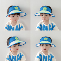 Children sunscreen hat Summer baby empty top hat UPF50 sunscreen boy hat out for a big eatery girl sun hat