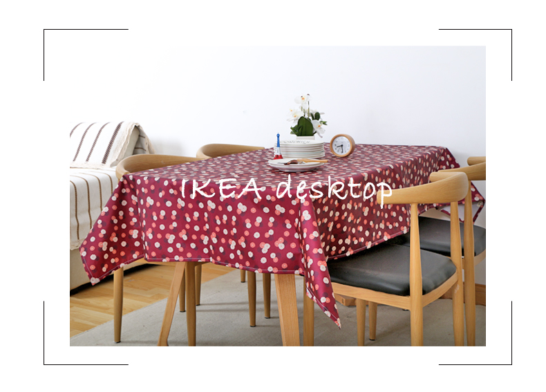 Nghệ thuật mục vụ bảng không thấm nước in vải bảng hình chữ nhật mat khăn trải bàn khăn trải bàn PVC dày nhựa dùng một lần chống bỏng - Khăn trải bàn các mẫu khăn trải bàn đẹp