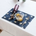 Nhật Bản nhỏ gọn thời trang nhà hình chữ nhật nhà bếp bảng thảm không thấm nước không trượt chống bỏng pad Tây sinh pad nhiệt - Khăn trải bàn Khăn trải bàn