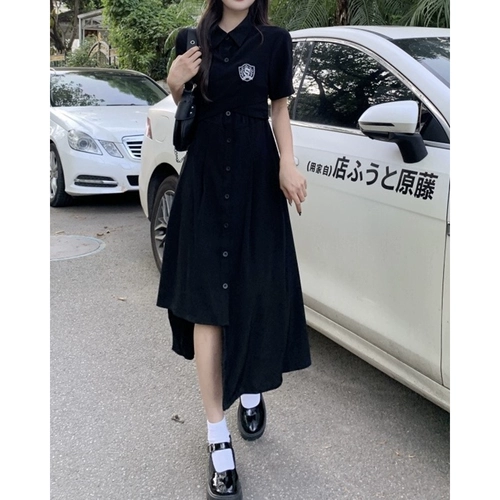 Черное летнее платье, приталенный корсет, длинная юбка, изысканный стиль