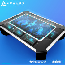 Multi-screen linkage switching informatization sand disc command center display operation of 86 inch large screen operation platform