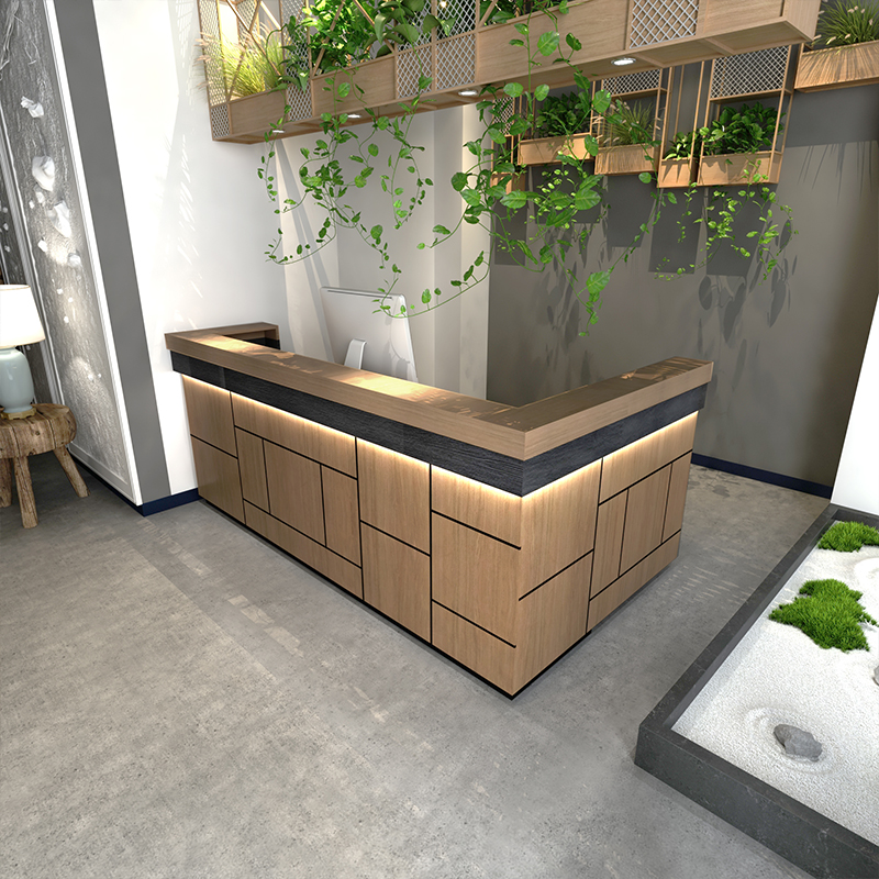 Retro cash register bar bar restaurant restaurant counter table hot pot barbecue shop reception desk corner customization