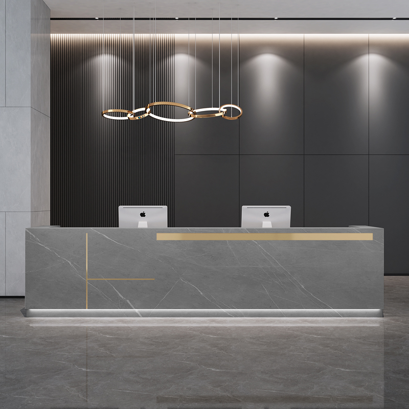 Custom baking paint company reception desk barber shop cash register beauty salon bar hotel hotel counter commercial