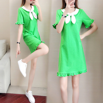 Very fairy French niche Platycodon skirt 2020 new hipster sweet dress womens long T-shirt skirt