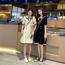 Zhi smoked skirt female 2020 new ur French retro dress over the knee is very fairy Net red small man thin dress summer