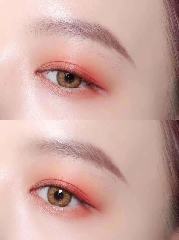 Linh tinh Orange Brown nghiền khoai tây đơn sắc Bóng mắt Pearlescent Matte Orange Hương vị đỏ Pumpkin Persimmon Honey Orange Girl - Bóng mắt