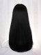 Princess cut wig full headgear Ji hair black long straight hair cos daily natural jellyfish head transvestite wig female long hair